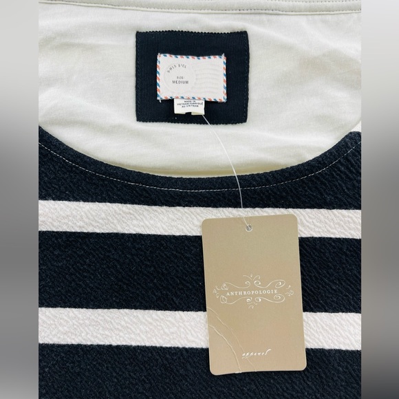 ANTHROPOLOGIE ANTONIA PEPLUM TOP SIZE MEDIUM - Picture 7 of 8